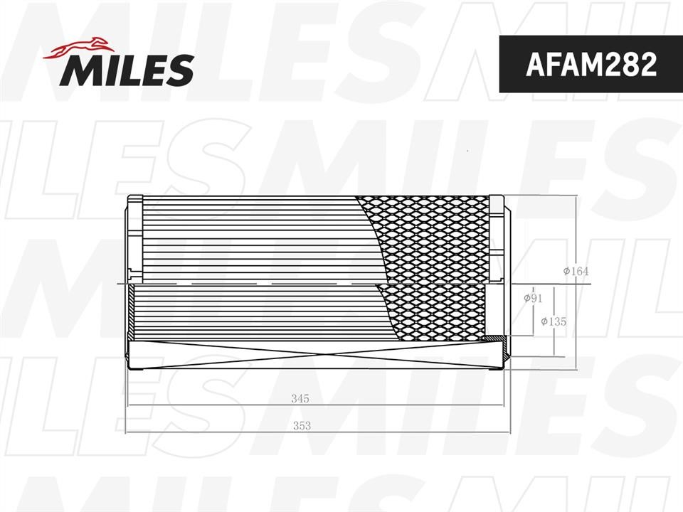 Miles AFAM282 Air filter AFAM282