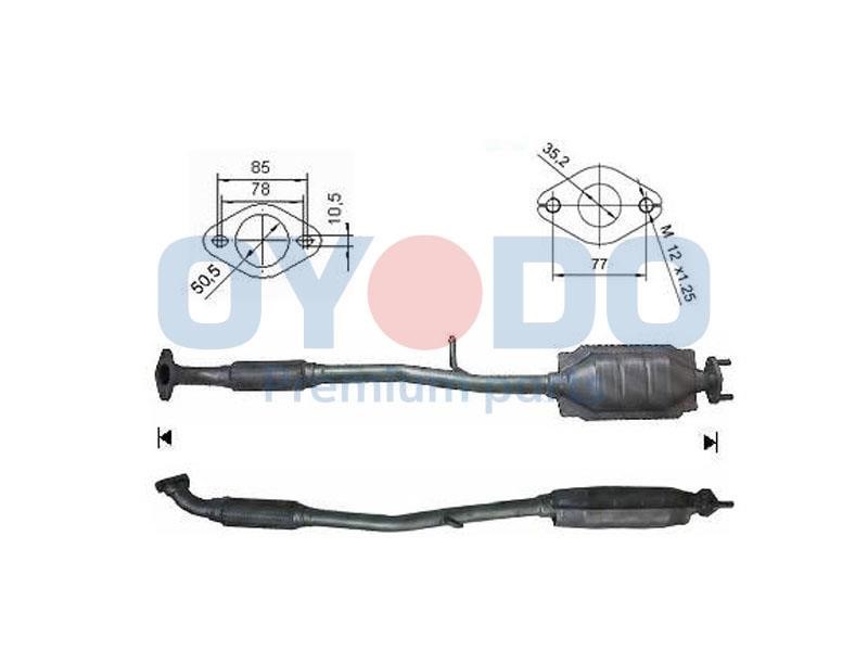 Cat converter Hyundai Atos: 10N0154OYO Oyodo Catalytic Converter