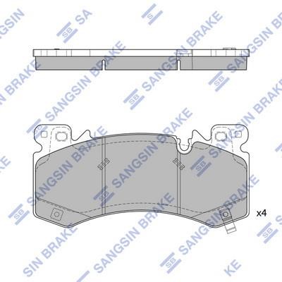 SP4546 Sangsin Brake pad set