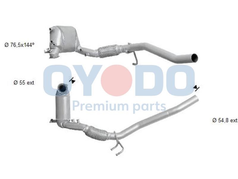 Diesel Particulate Filter Audi: 20N0004OYO Oyodo Diesel particulate filter DPF