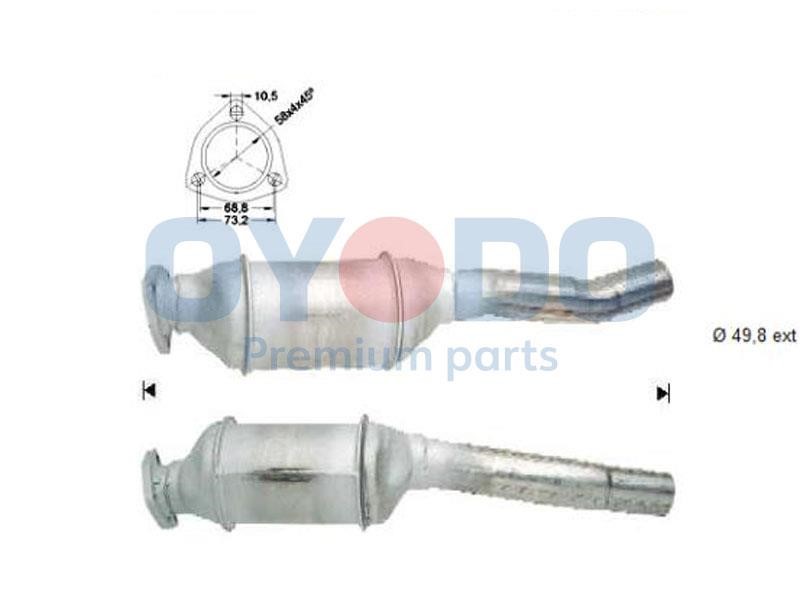 10N0137OYO Oyodo Catalytic Converter