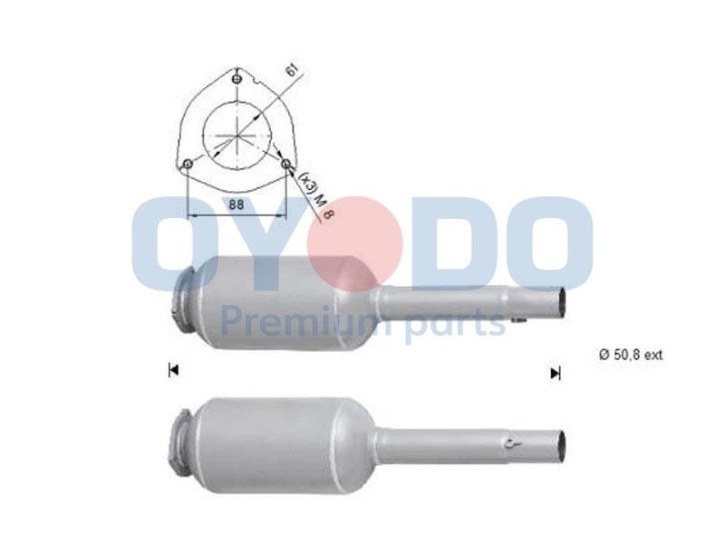 20N0105OYO Oyodo Diesel particulate filter DPF