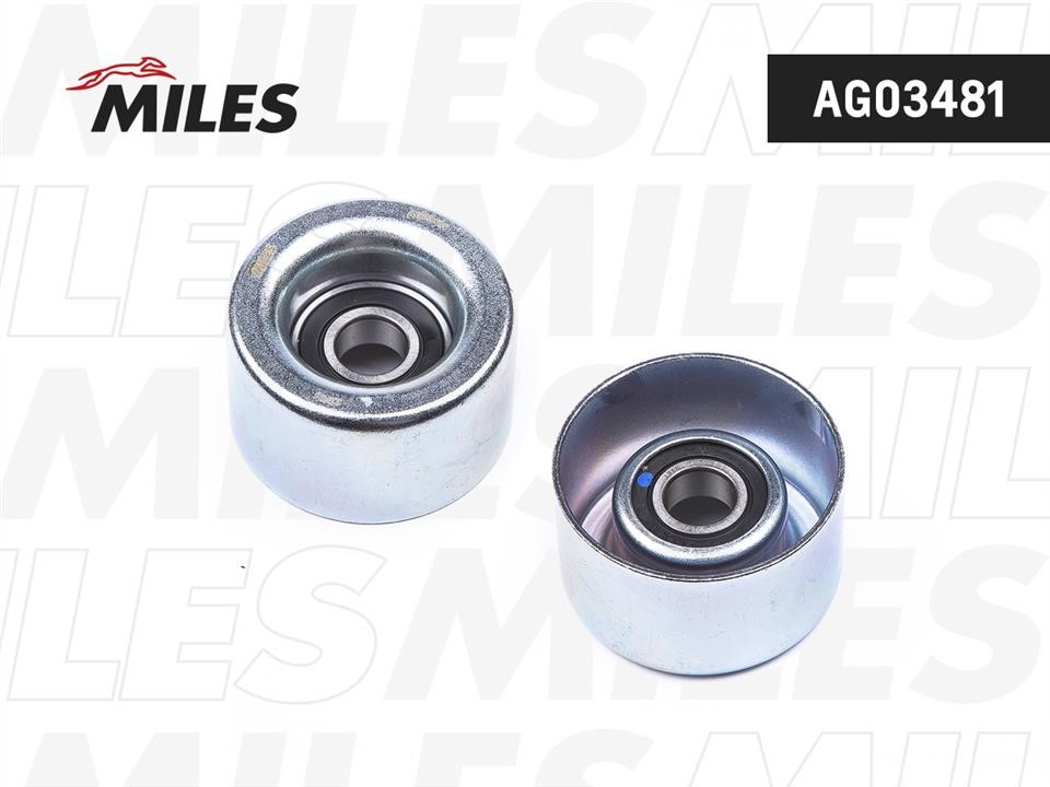 Miles AG03481 Tensioner pulley, v-ribbed belt AG03481