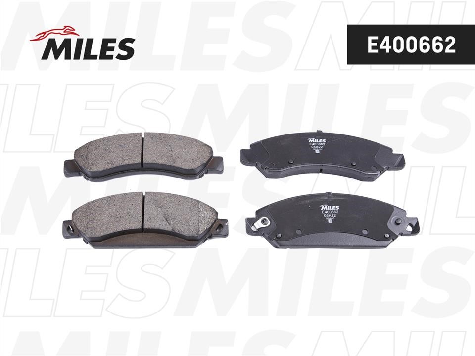 Miles E400662 Brake Pad Set, disc brake E400662