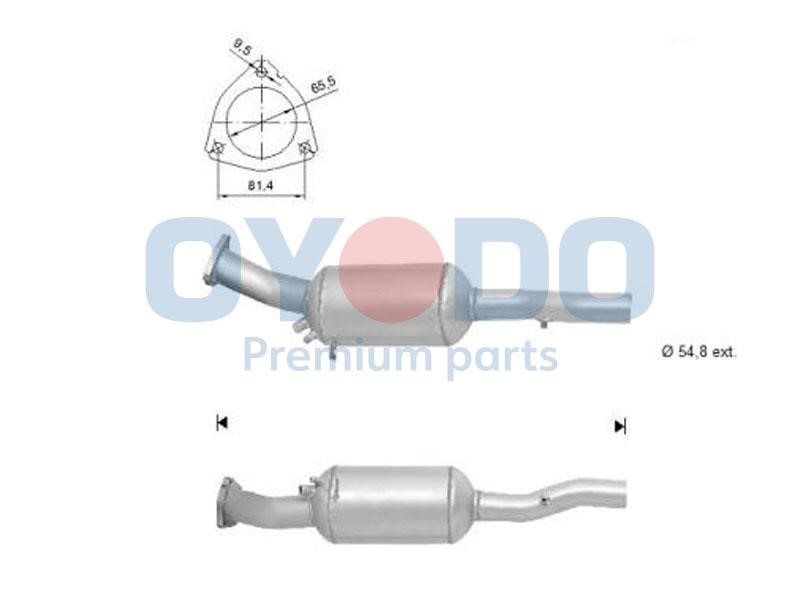 20N0022OYO Oyodo Diesel particulate filter DPF
