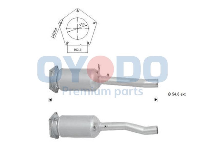 20N0028OYO Oyodo Diesel particulate filter DPF