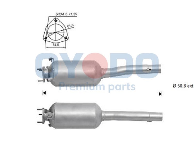 20N0074OYO Oyodo Soot/Particulate Filter, exhaust system