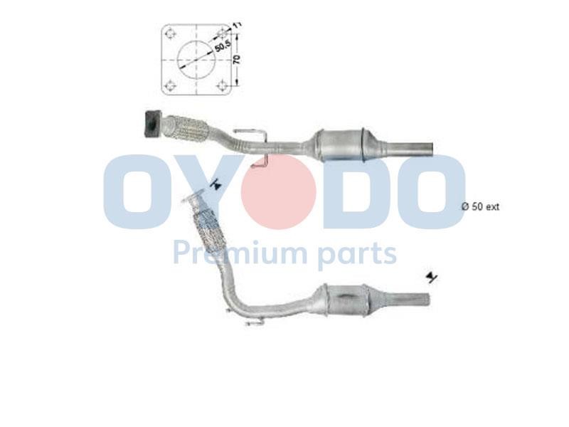 Cat converter Seat Arosa: 20N0076OYO Oyodo Catalytic Converter
