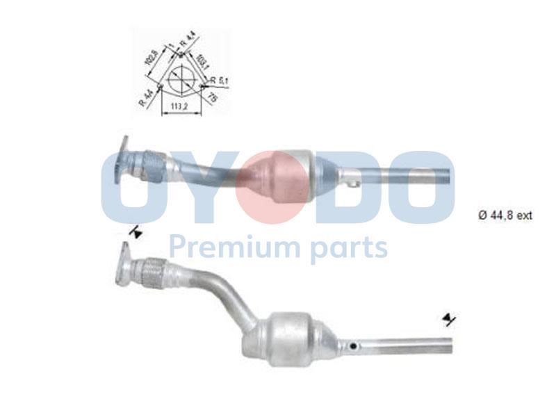 Catalytic exhaust system Renault Laguna: 10N0099OYO Oyodo Catalytic Converter
