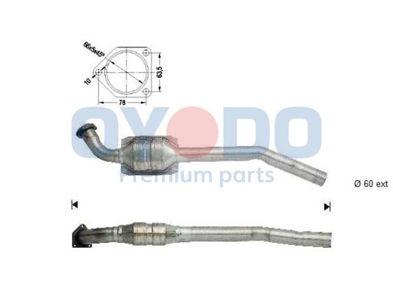 20N0026OYO Oyodo Catalytic Converter