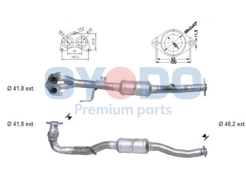 10N0116OYO Oyodo Catalytic Converter