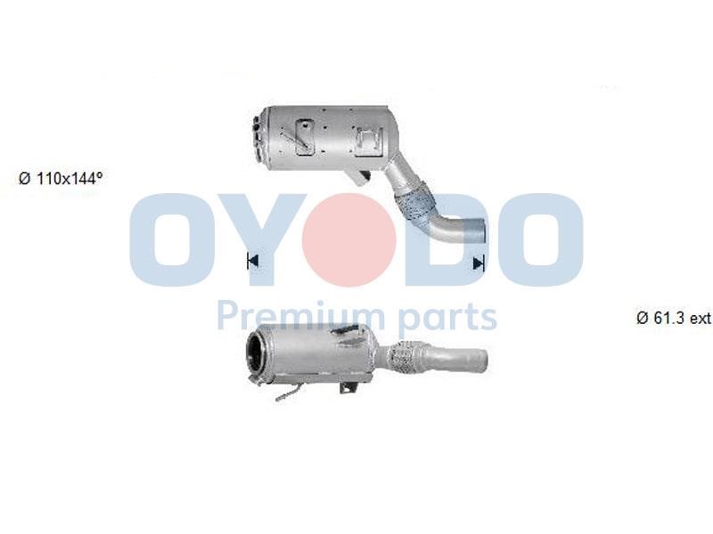 Diesel Particulate Filter BMW: 20N0013OYO Oyodo Diesel particulate filter DPF