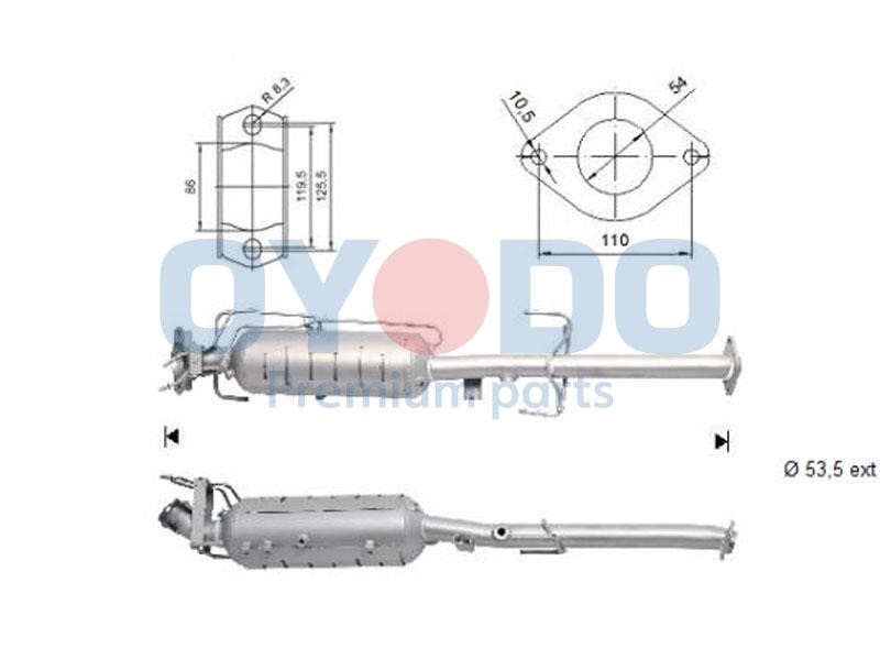 20N0039OYO Oyodo Diesel particulate filter DPF