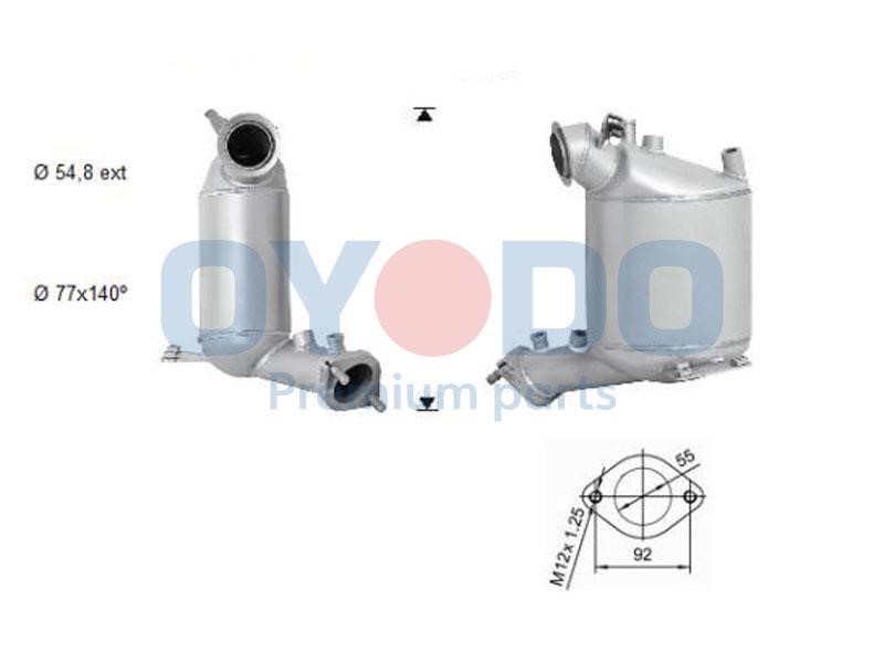 Oyodo 20N0079-OYO Soot/Particulate Filter, exhaust system 20N0079OYO