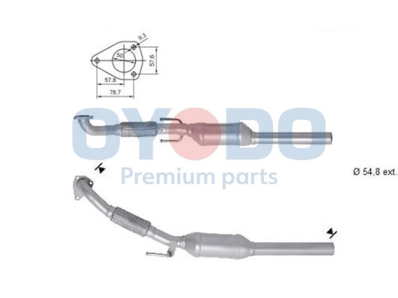 20N0100OYO Oyodo Catalytic Converter