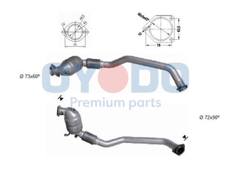 20N0102OYO Oyodo Catalytic Converter