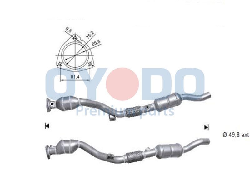 Cat converter Skoda: 10N0146OYO Oyodo Catalytic Converter