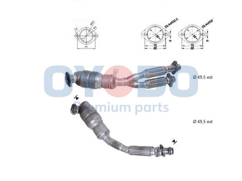 20N0114OYO Oyodo Catalytic Converter