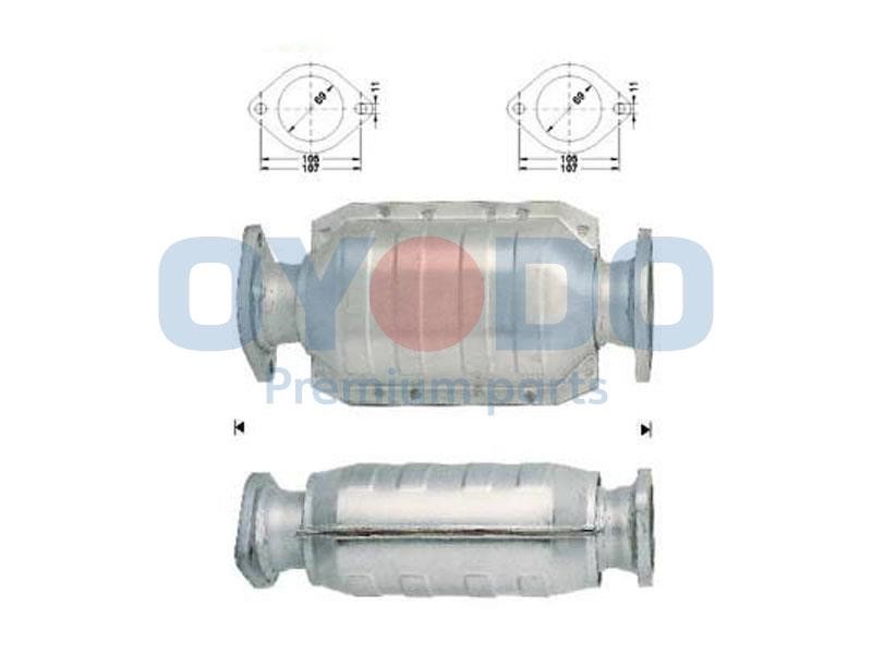 10N0033OYO Oyodo Catalytic Converter