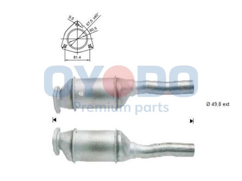 20N0050OYO Oyodo Catalytic Converter