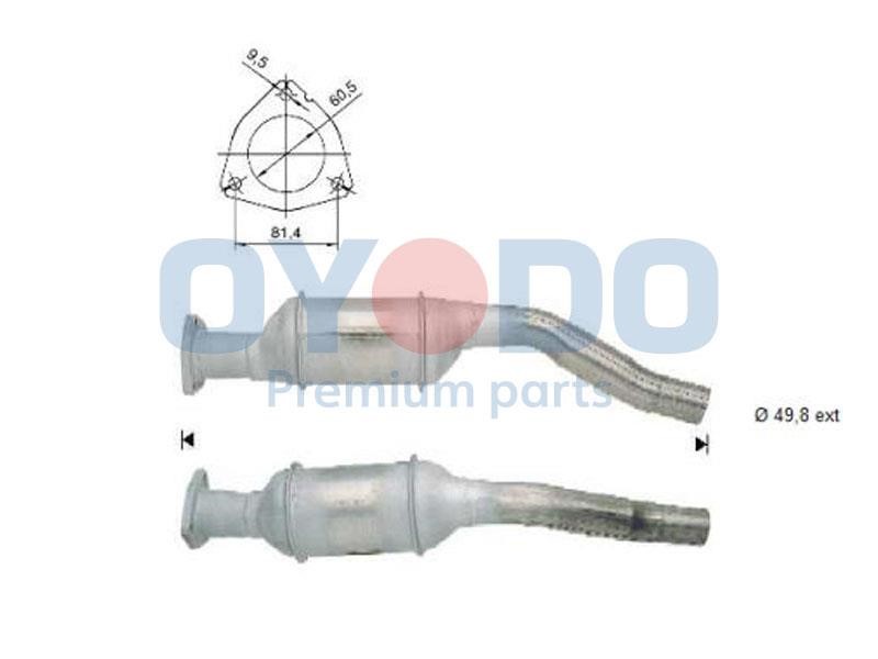 10N0073OYO Oyodo Catalytic Converter