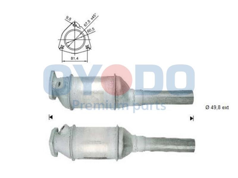 10N0041OYO Oyodo Catalytic Converter