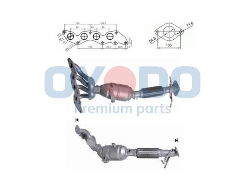 10N0143OYO Oyodo Catalytic Converter