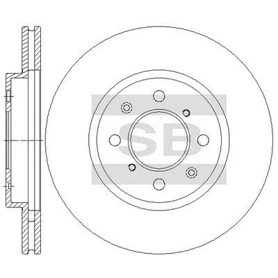 SD4160 Sangsin Brake disc