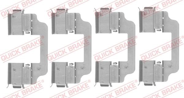Quick brake 109-0153 Accessory Kit, disc brake pad 1090153