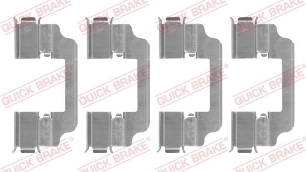 Quick brake 109-0154 Accessory Kit, disc brake pad 1090154
