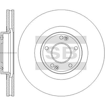 SD1154 Sangsin Brake disc