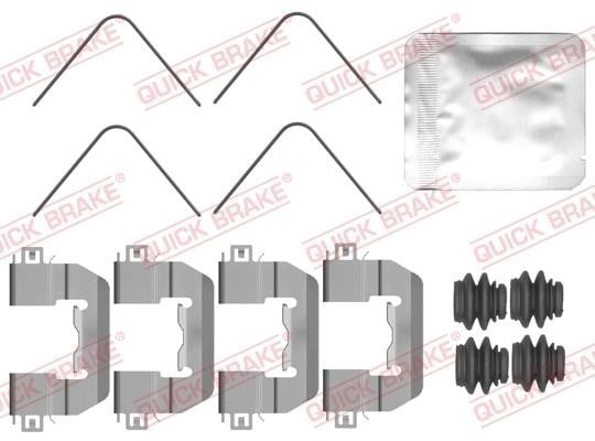 Rear brake pad fitting kit Hyundai i10: 1090173 Quick brake Accessory Kit, disc brake pad