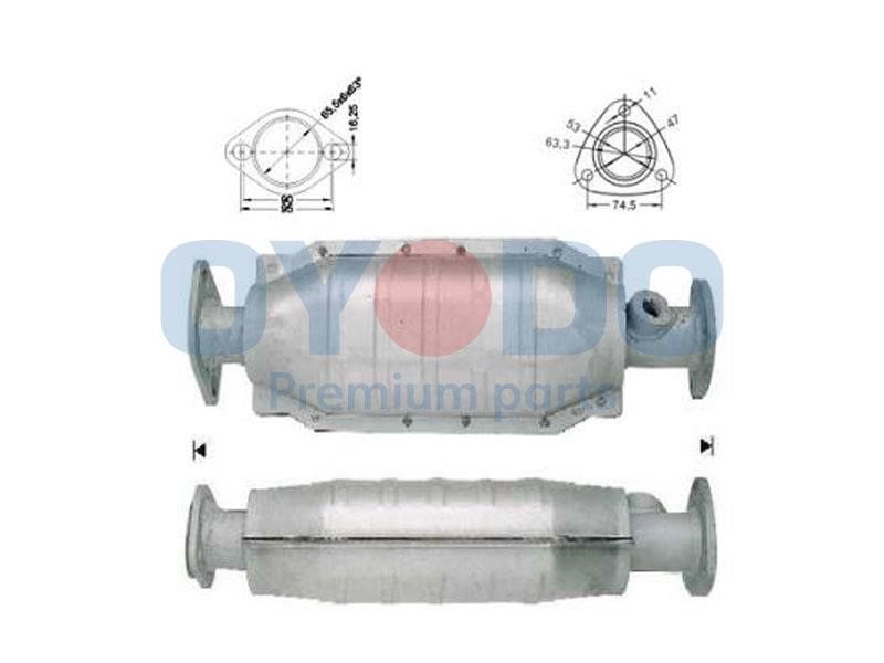 Cat converter Honda: 10N0138OYO Oyodo Catalytic Converter