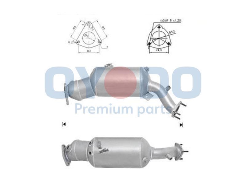 Diesel Particulate Filter Audi: 20N0109OYO Oyodo Diesel particulate filter DPF