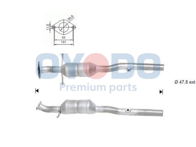 10N0020OYO Oyodo Catalytic Converter