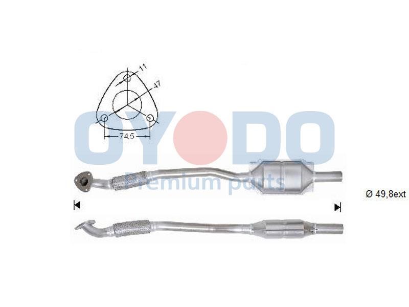Cat converter Opel Astra H: 20N0095OYO Oyodo Catalytic Converter