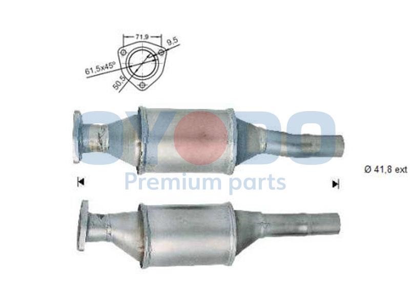 10N0022OYO Oyodo Catalytic Converter