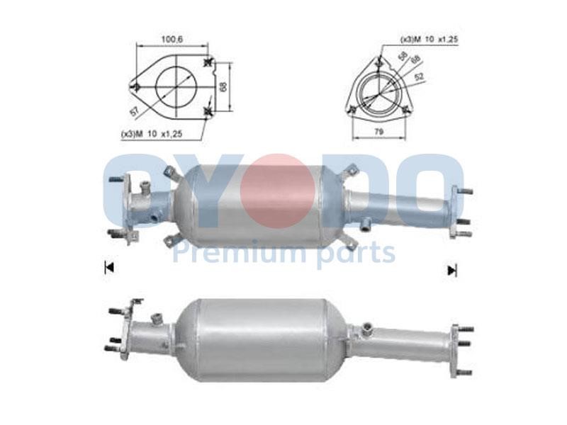 20N0044OYO Oyodo Diesel particulate filter DPF