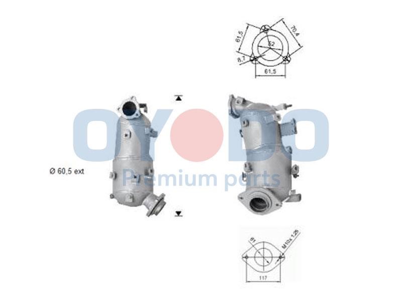 20N0053OYO Oyodo Diesel particulate filter DPF