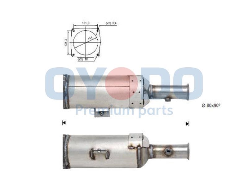 20N0103OYO Oyodo Diesel particulate filter DPF
