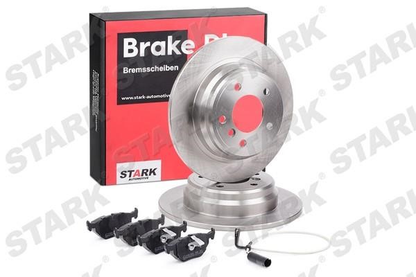 Stark SKBK-10990441 Brake discs with pads rear non-ventilated, set SKBK10990441