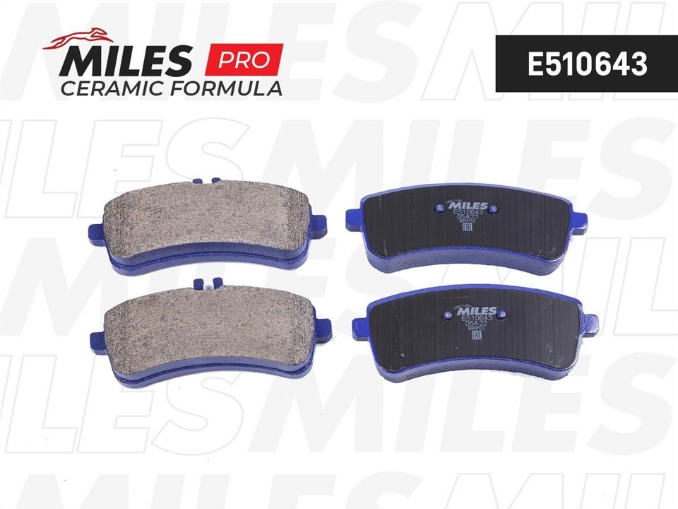 Miles E510643 Brake Pad Set, disc brake E510643