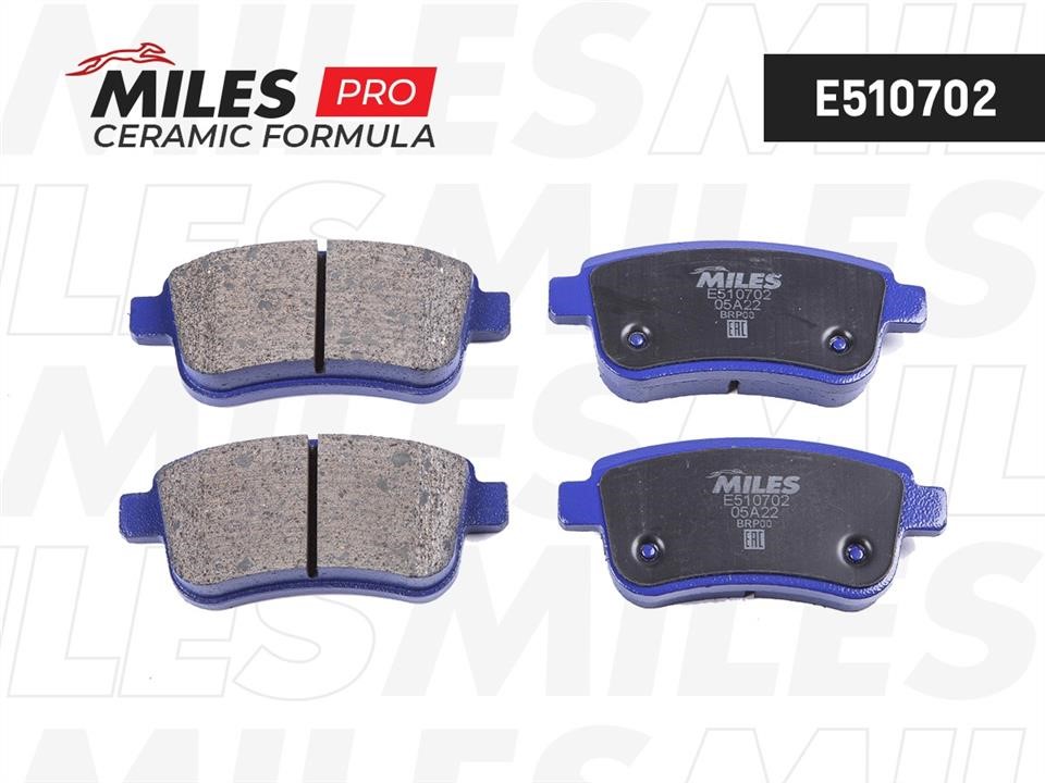 Miles E510702 Brake Pad Set, disc brake E510702