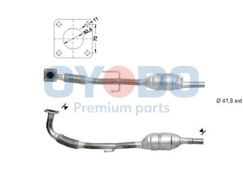 Catalyst exhaust Seat Arosa: 10N0029OYO Oyodo Catalytic Converter
