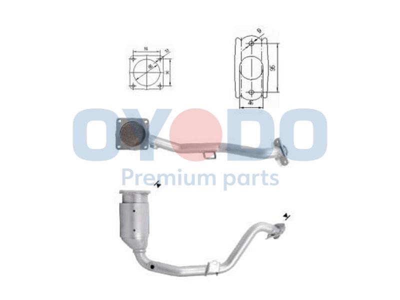 Catalyst exhaust Peugeot 307: 10N0069OYO Oyodo Catalytic Converter