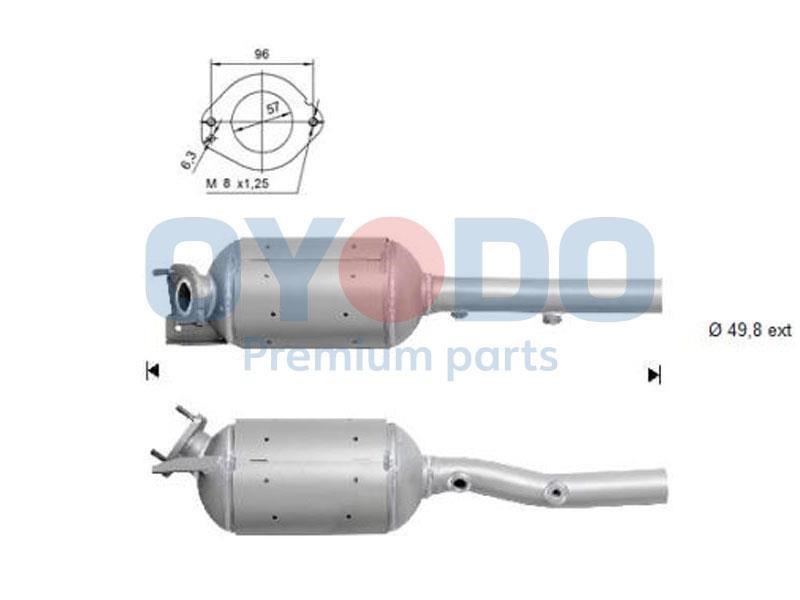 20N0038OYO Oyodo Diesel particulate filter DPF