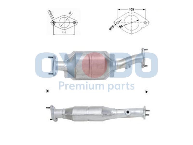 10N0034OYO Oyodo Catalytic Converter
