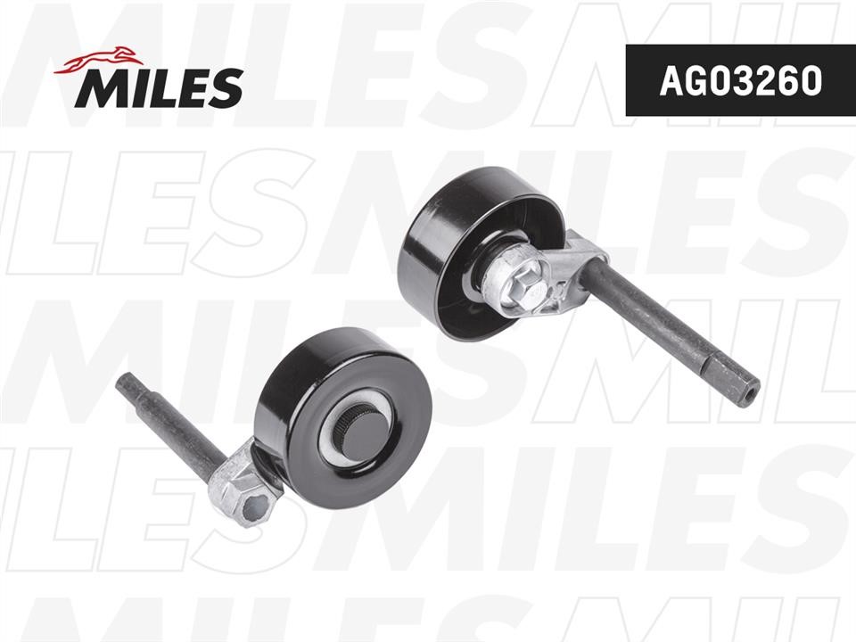 Miles AG03260 Tensioner pulley, v-ribbed belt AG03260