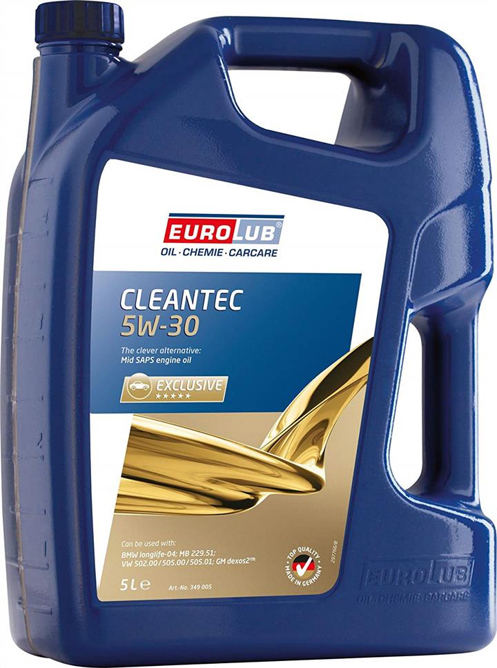 Eurolub 349005 Engine oil Eurolub Cleantec 5W-30, 5L 349005