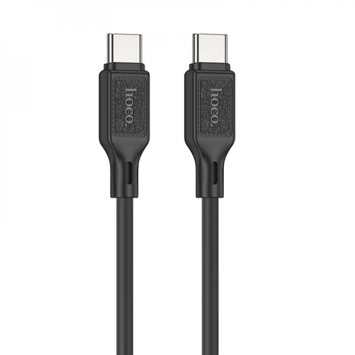 Hoco 6931474788467 Hoco X90 Cool 60W silicone charging data cable for Type-C to Type-C Black 6931474788467